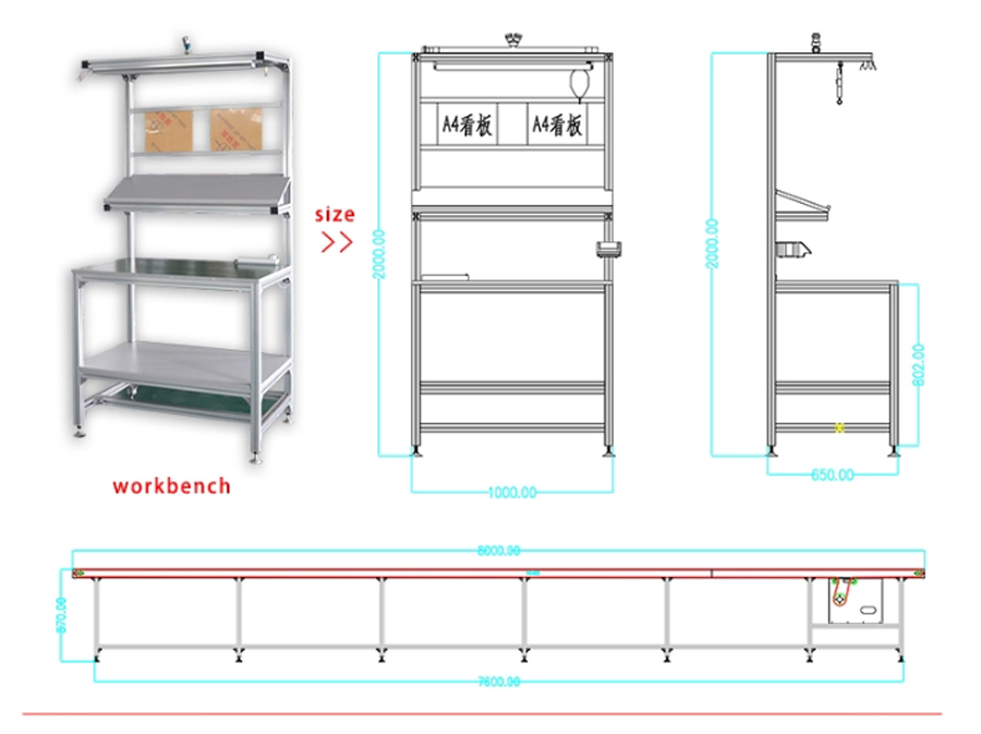 aluminium profile workbench