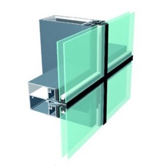 Aluminum extrusion curtain wall profile