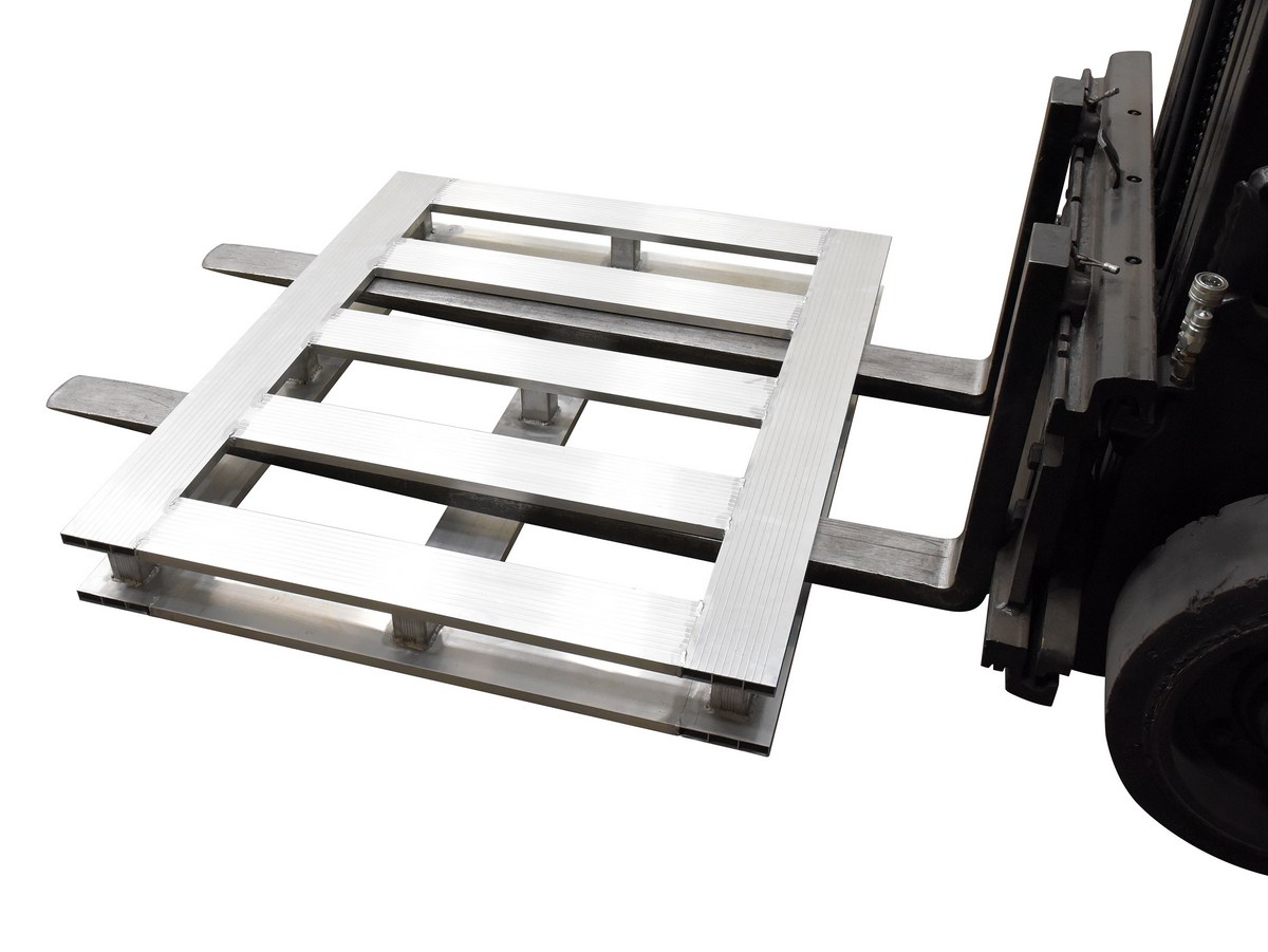 Aplicación y desarrollo de palets de aluminio